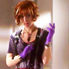 claudiometer: pulling on neutralizer gloves (we retrieve dangerous objects)