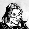 ysilme: Drawing of Snape with glasses by Sigune. (Snape)