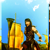 goodbyebird: Xena: Xena with armor and sword in hand, ready to do some shit. (Xena strut)