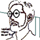 elysdir: Line art of Jed's face (Default)