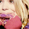 banished_dame: ([silly] Smile - Hiding with Scarf)