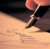 mxcatmoon: Writing with a fountain pen (writing01)