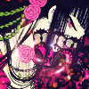 inkstone: xxxHOLic's Yuuko hiding her face behind a fan (fan)