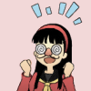 dragonofeternal: Yukiko wearing the nose glasses (p4→ Yukiko beaglepuss)