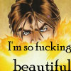 harpers_child: chamber from the xmen with the text "i'm so fucking beautiful" (Xmen: jono is beautiful)