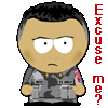 scribblesinink: Beck in South Park style with quote Excuse me (jericho park beck excuse me)