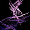 silverr: abstract art of pink and purple swirls on a black background (_fencing)
