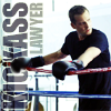 highlander_ii: Harvey Specter in boxing gloves leaning on the ring ropes with text &#39;kick ass lawyer&#39; ([Harvey] 001)