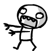 wednes: (Zombie B&W)