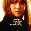 mortalcity: Alt!Olivia, looking over her shoulder. Text: "there's more than one of everything." (Fringe | more than one of everything)